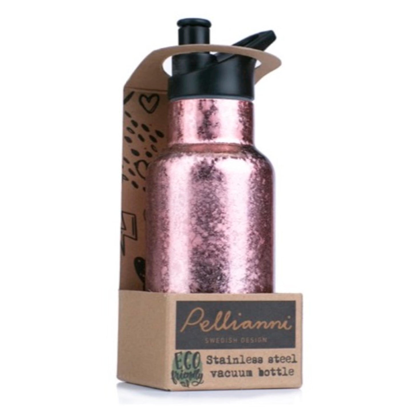Pellianni Rustfri Stål Drikkedunk 350ml - Rose