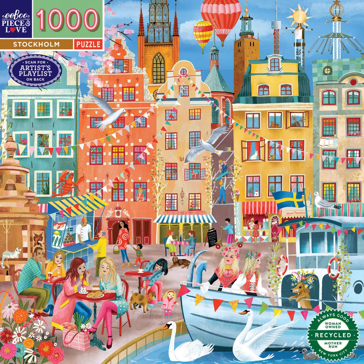 Puslespil 1000 brk - Stockholm