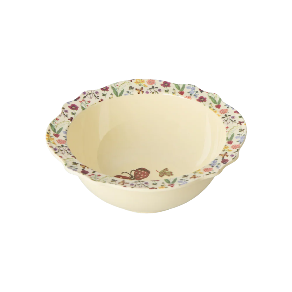 Rice Lille Vintage Skål - Creme - Nathalie Lété Print - Small - 250 ml