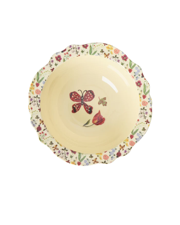 Rice Lille Vintage Skål - Creme - Nathalie Lété Print - Small - 250 ml