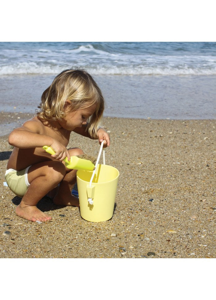 Strandsæt - Silicone Bucket & Spade Set Citrus