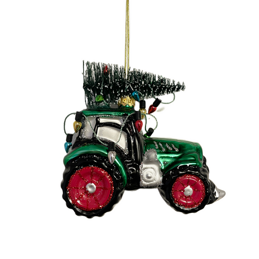 Traktor figurkugle