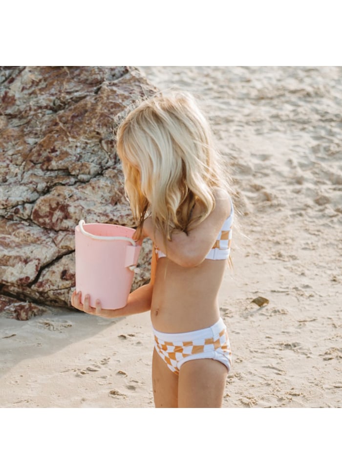 Strandsæt - Silicone Bucket & Spade Set Pink