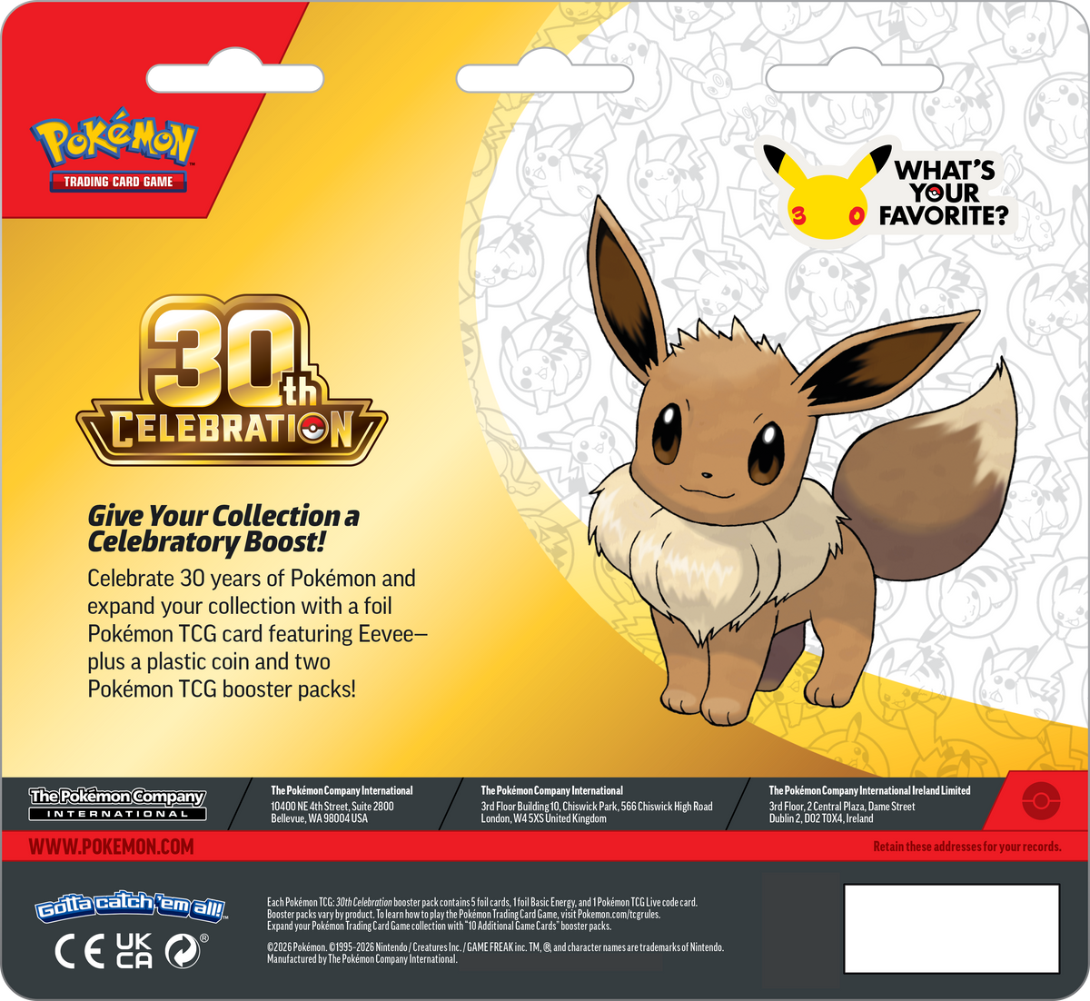 Pokemon Mega Evolution: 30th Celebration - 2-Pack Blister