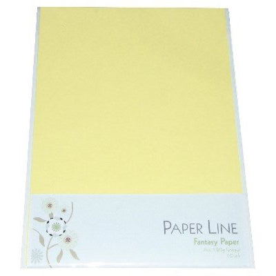 Karton 180g A4 - 10stk i pakke  - lysegul