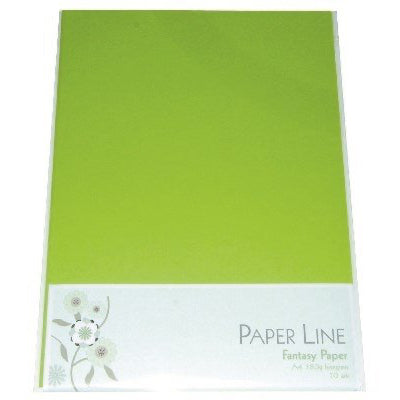 Karton 180g A4 - 10stk i pakke  - lysegrøn