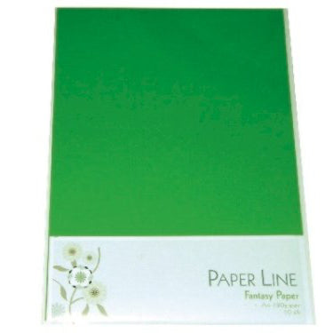 Karton 180g A4 - 10stk i pakke  - grøn