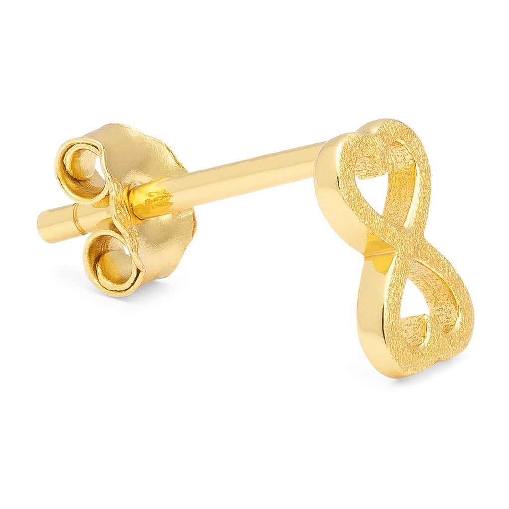 Ørestik - Infinity Love Earring  - Gold