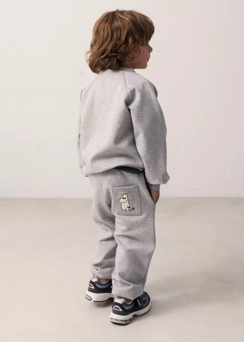 Pelon B, Bukser - Moomin - Light Grey Melange