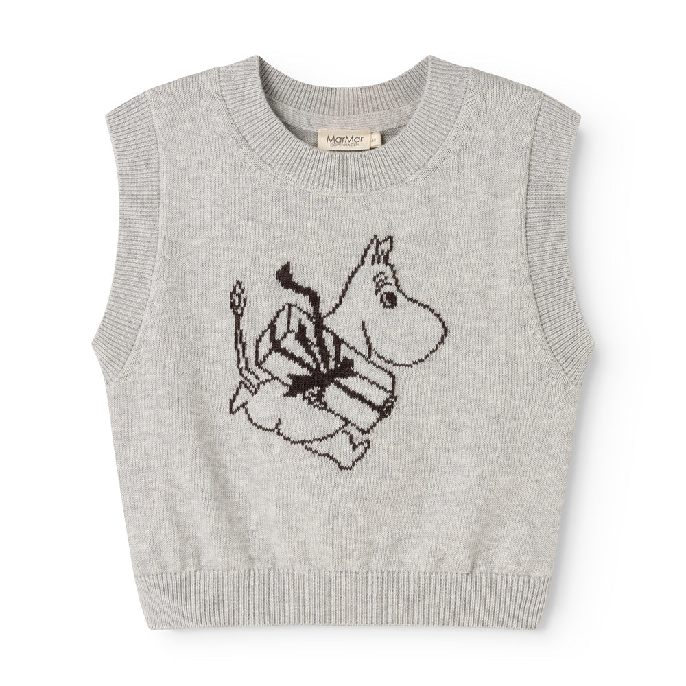 Vest - Tanja - Light Cotton Wool Jaquard - Moomin - Marmar