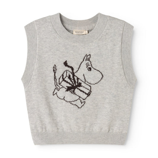 Vest - Tanja - Light Cotton Wool Jaquard - Moomin - Marmar