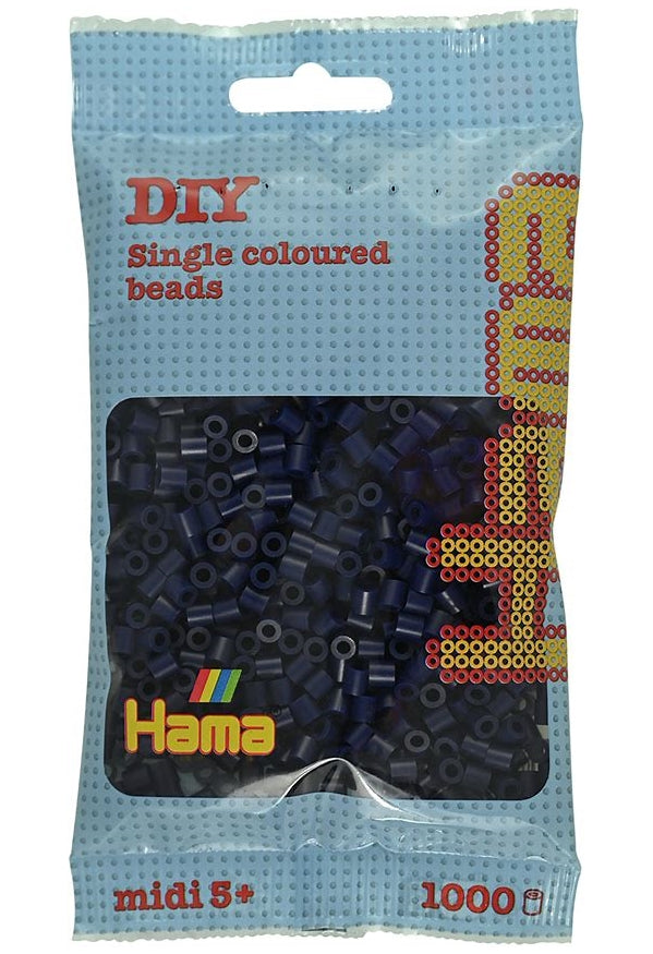 HAMA 116 midnatsblå - midi perler 1000stk