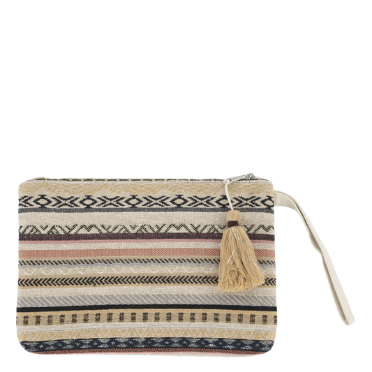 Sens clutch jacquardvævet – Verte