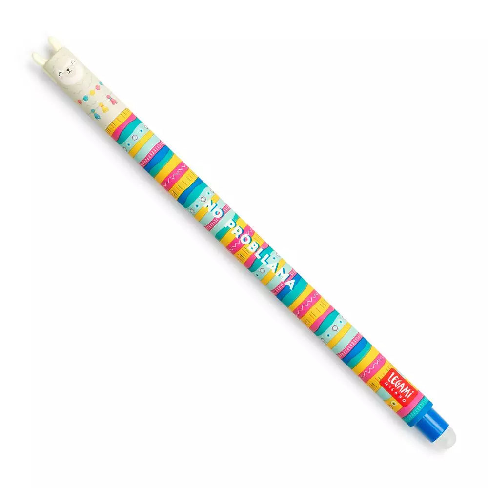 Lama Viskelæderpen | Blå Gelpen der Kan Viskes Ud | 0,7 mm