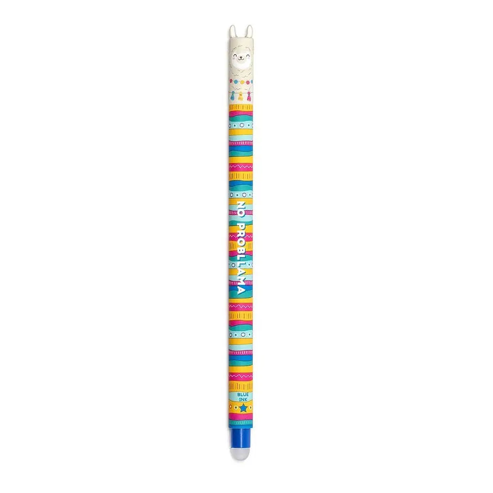 Lama Viskelæderpen | Blå Gelpen der Kan Viskes Ud | 0,7 mm