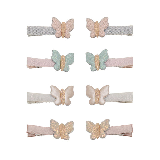 Mimi & Lula - 8 Hårclips - Bella Butterfly