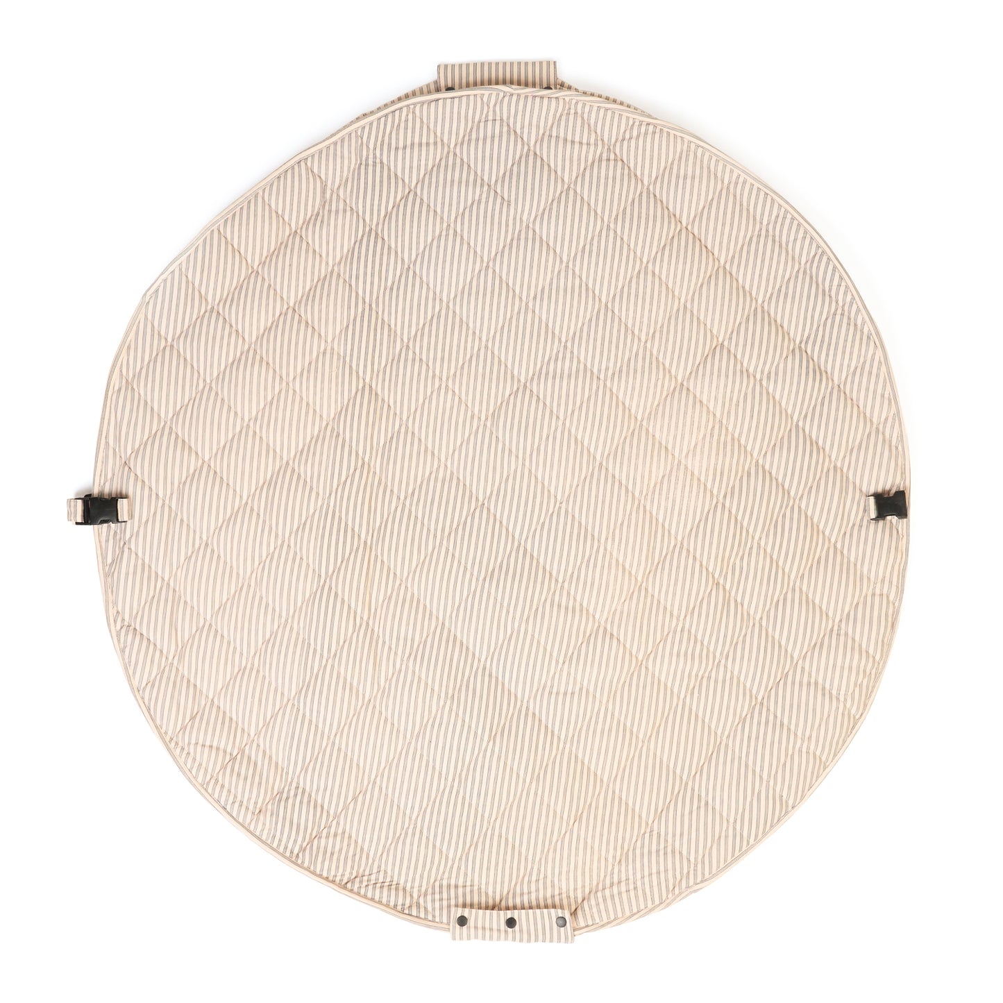Play & Go baby legetæppe og opbevaring - Blue Stripes Organic