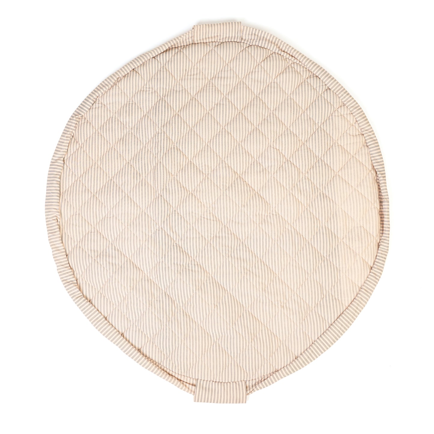 Play & Go baby legetæppe og opbevaring - Blue Stripes Organic
