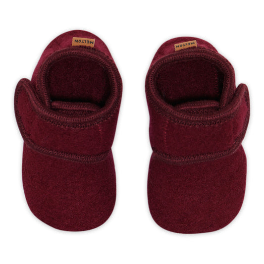 Classic wool slippers - Hjemmesko -	Bordeaux