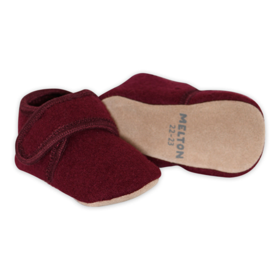 Classic wool slippers - Hjemmesko -	Bordeaux