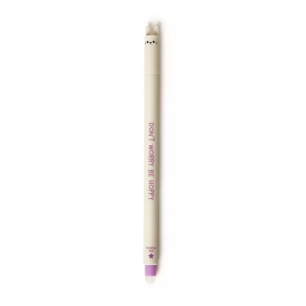 Kanin Viskelæderpen | Lilla Gelpen der Kan Viskes Ud | 0,7 mm