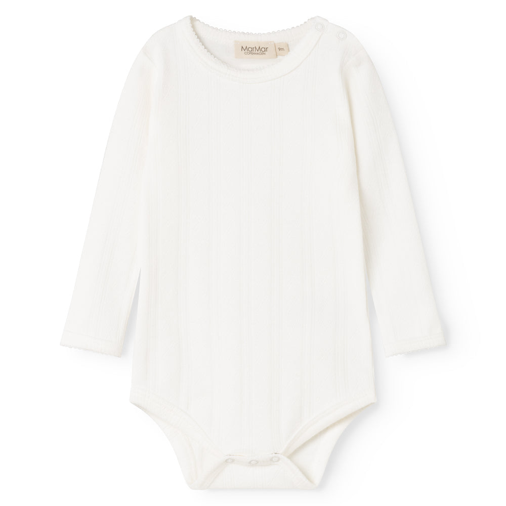 Marmar Body - Benedicte - Modal Pointelle - Gentle White