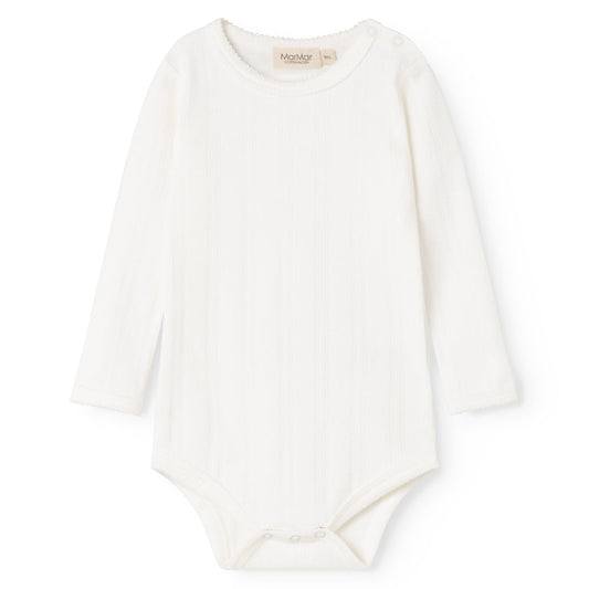 Marmar Body - Benedicte - Modal Pointelle - Gentle White