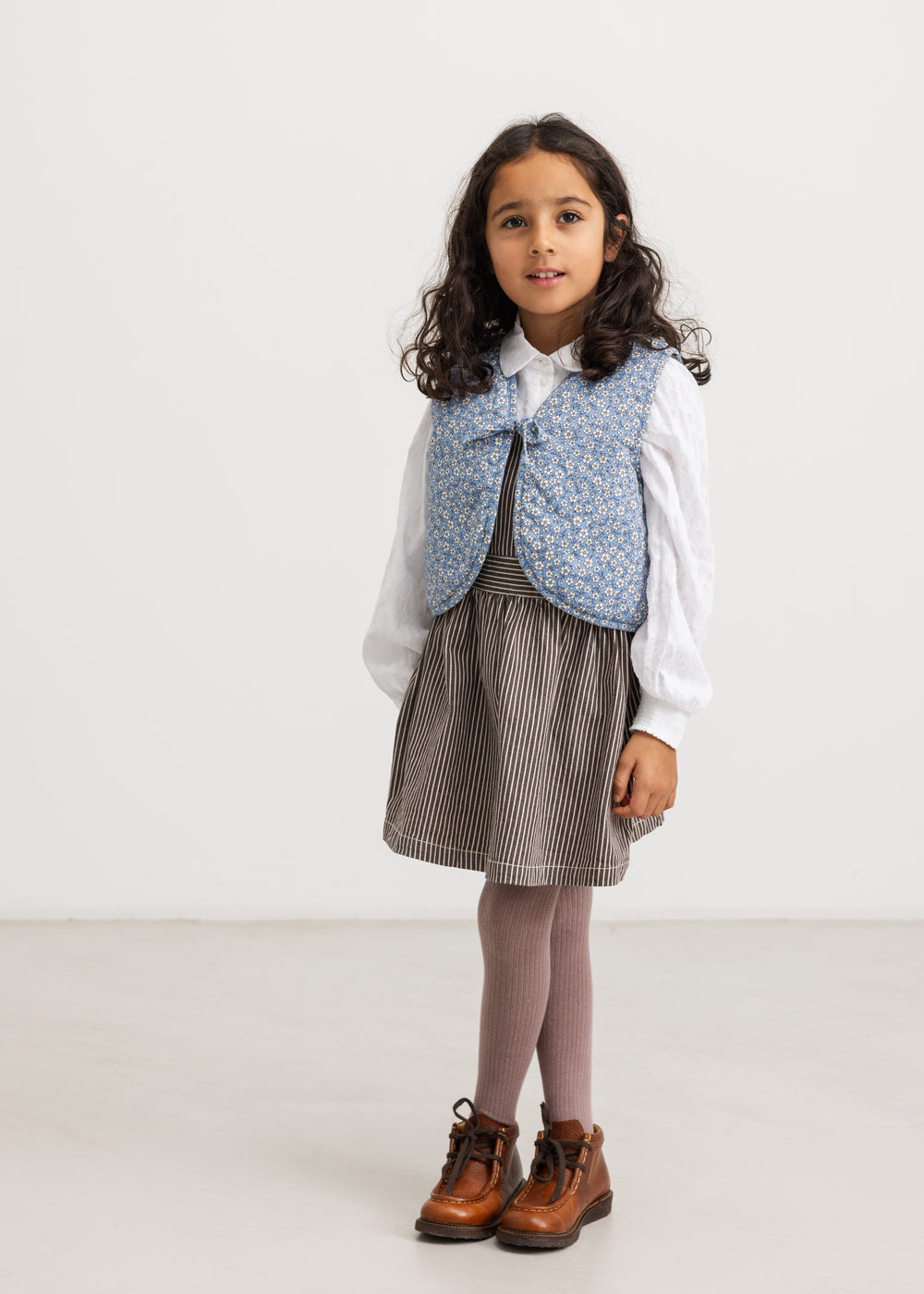 MarMar - Vest - Joyce - Soft Twill - Forget Me Not