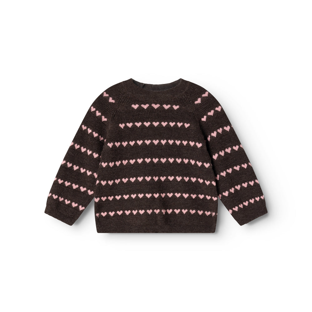 Marmar - Strik - Torin B - Light Cotton Wool Pattern - Rose Frosting Heart