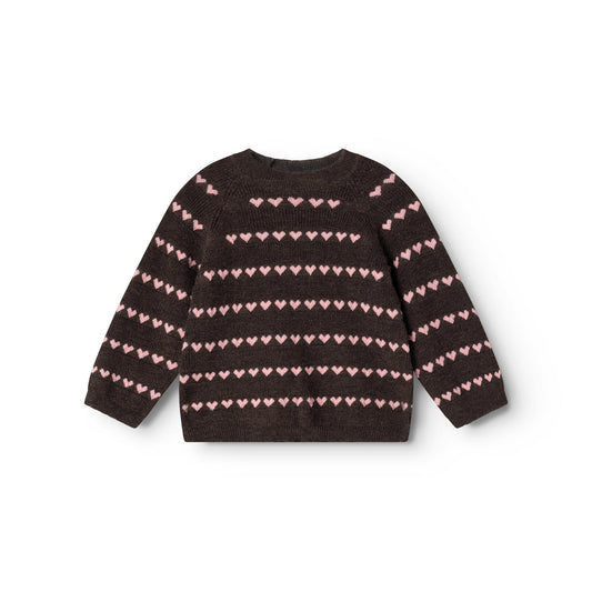 Marmar - Strik - Torin B - Light Cotton Wool Pattern - Rose Frosting Heart