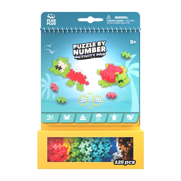 Plus-Plus Ocean Activity Pad – Kreative eventyr under havets overflade