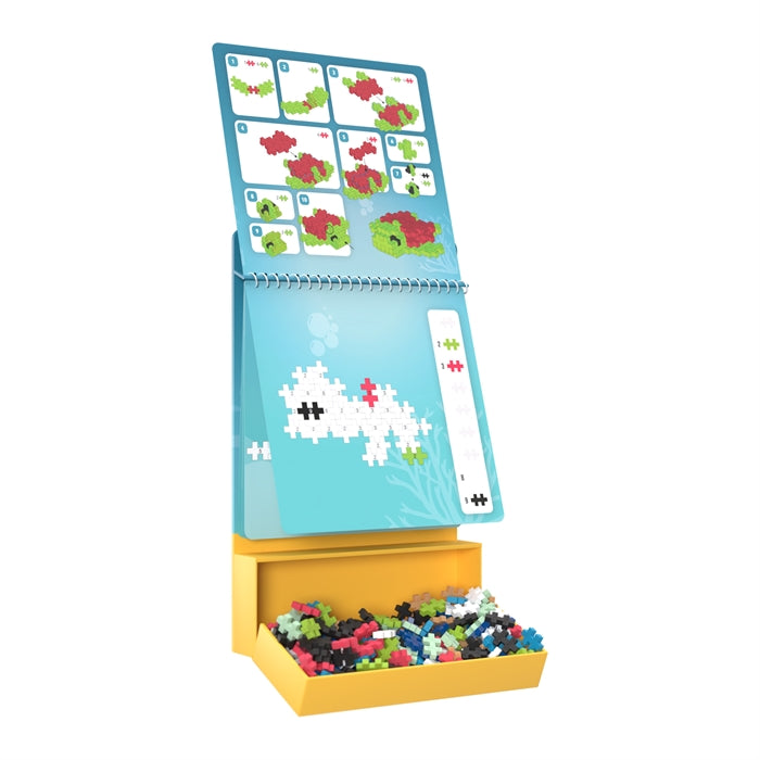 Plus-Plus Ocean Activity Pad – Kreative eventyr under havets overflade