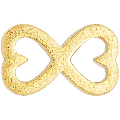 Ørestik - Infinity Love Earring  - Gold