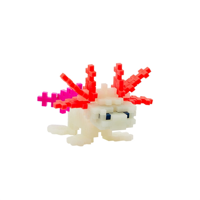 Plus-Plus Axolotl Glow in the Dark 100 stk / rør