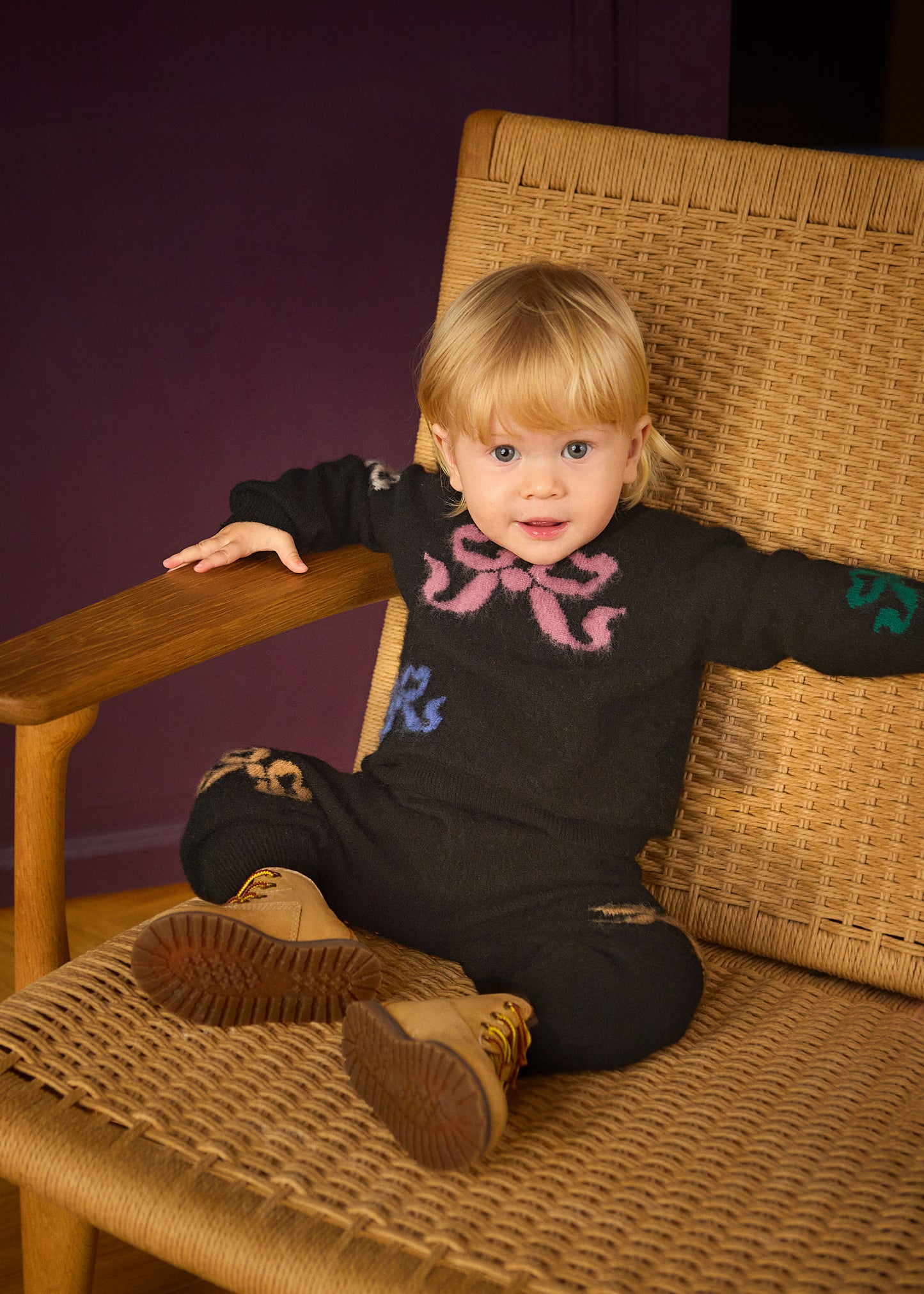 Strik Trøje - Gilby Fancy Bows - uld