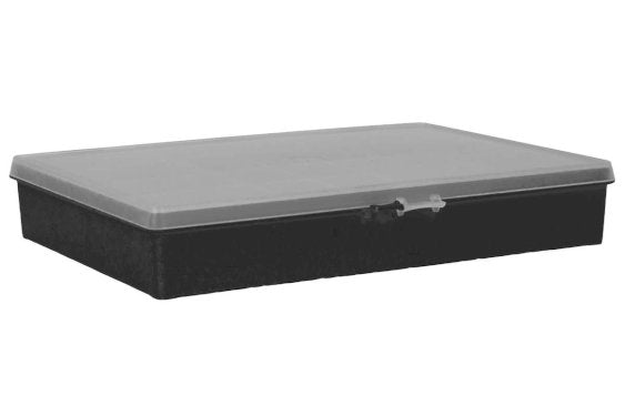 raaco Opbevaringsboks m/14 rum - 5,5 x 33,2 x 25,4 cm - sort