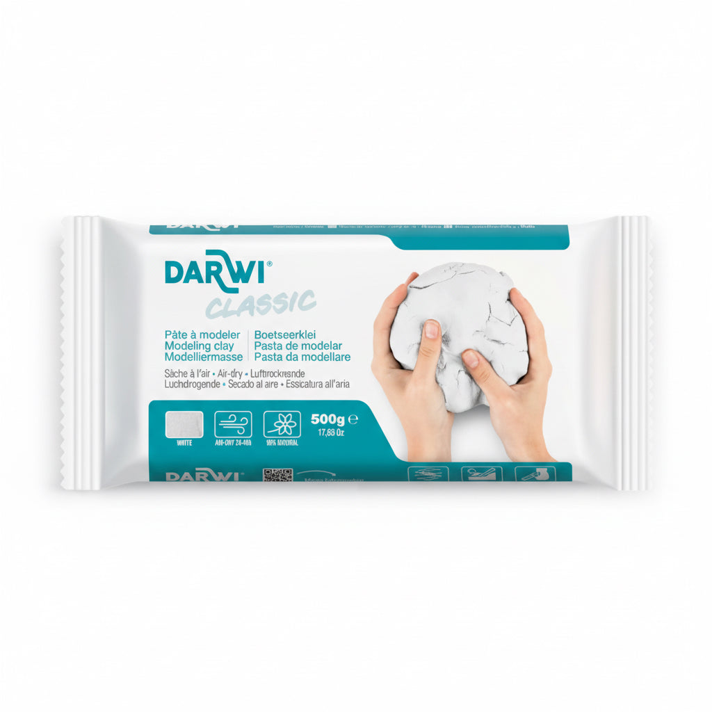 Cernit Darwi modellermasse 500g hvid