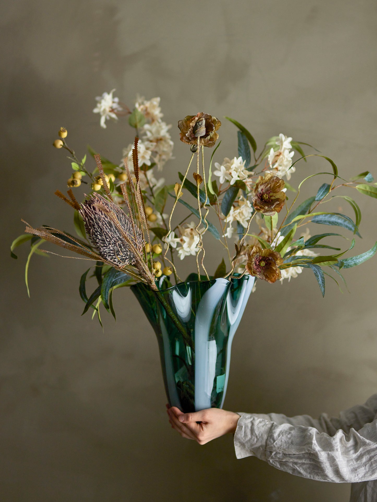 Eucalyptus Stilk stor - Grøn - Kunstige Blomster