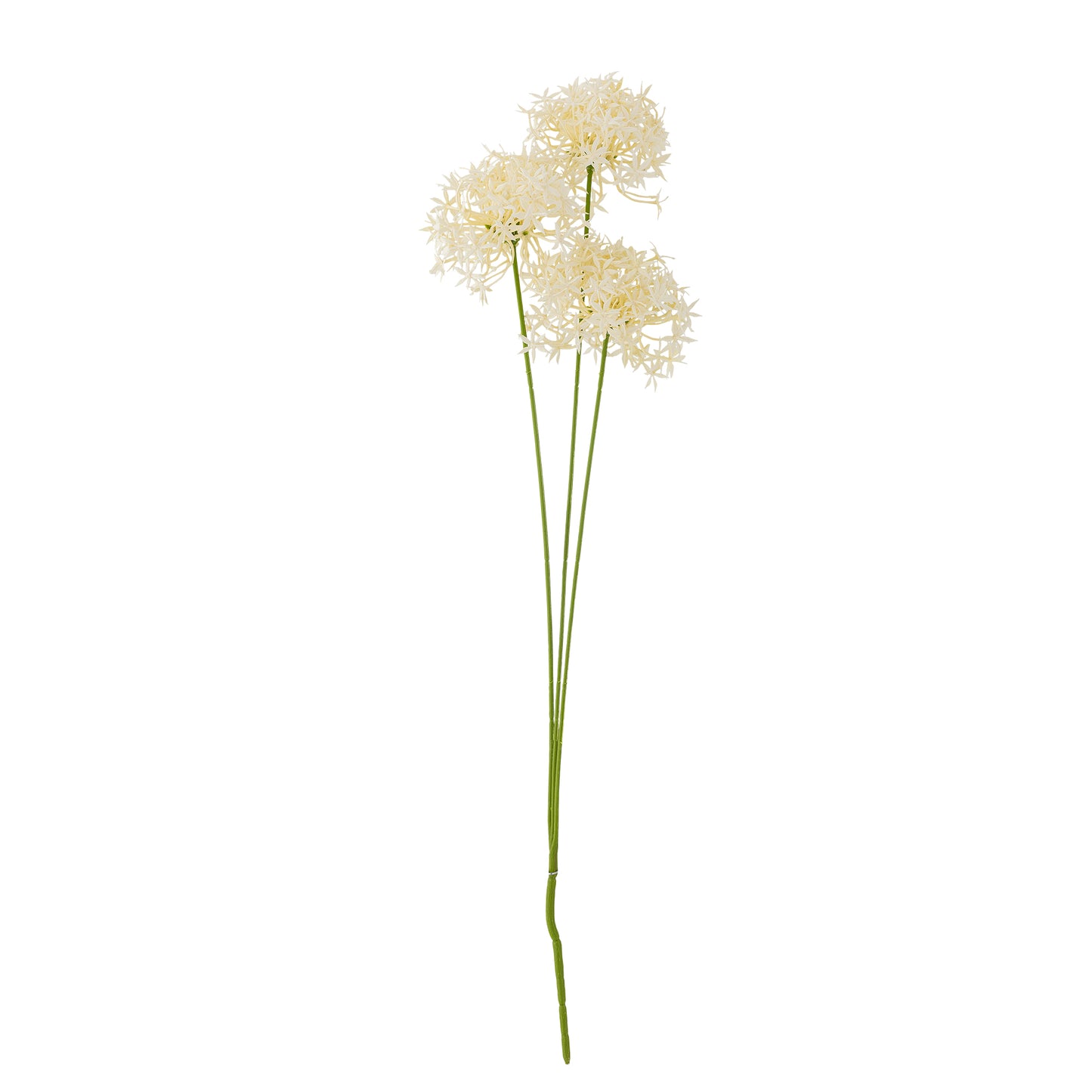 Allium Stilk - Hvid - Kunstige Blomster