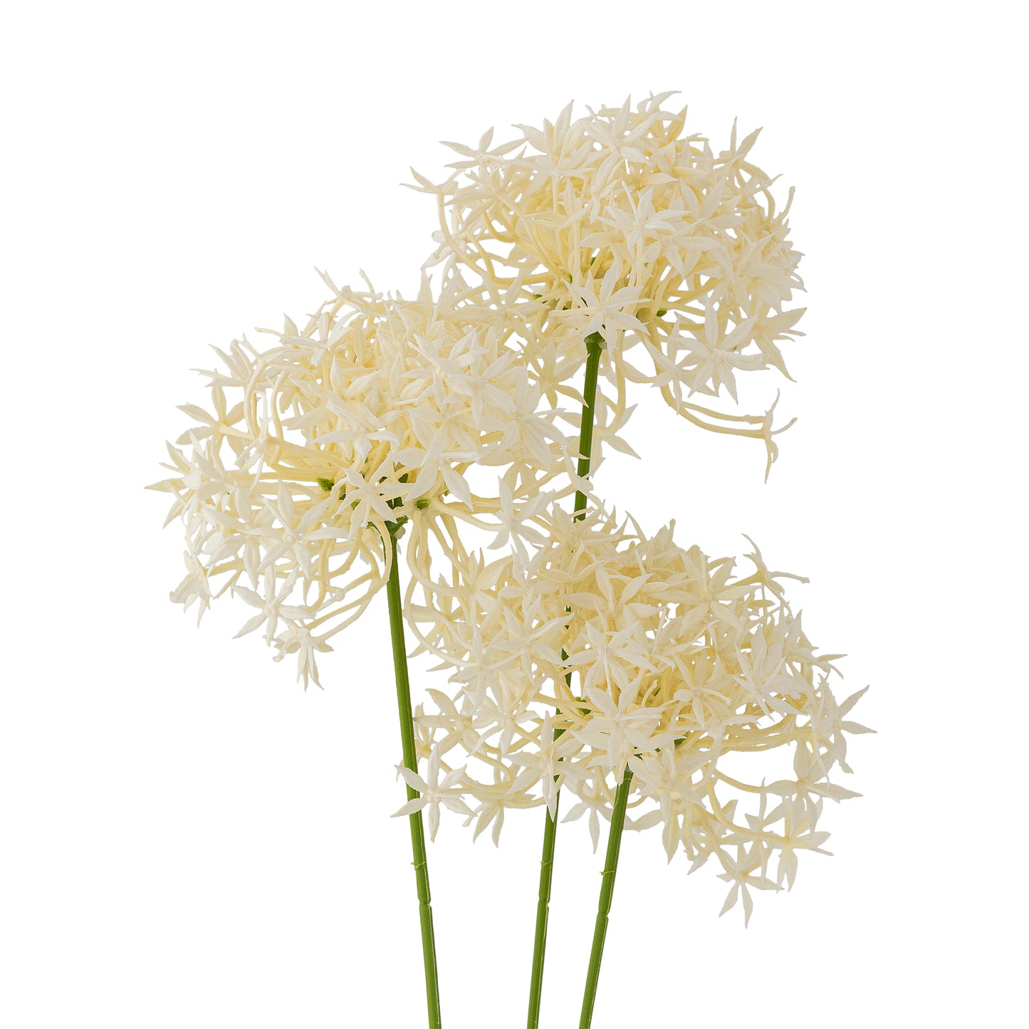 Allium Stilk - Hvid - Kunstige Blomster