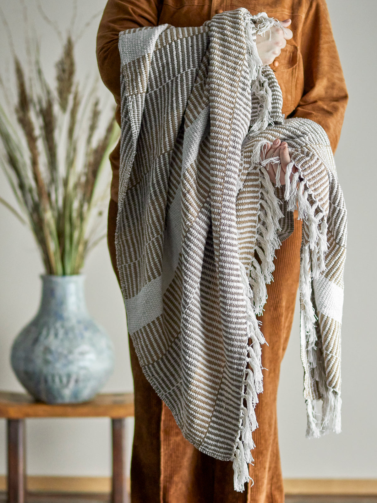 Isnel Plaid - Multifarvet - Blandede fibre