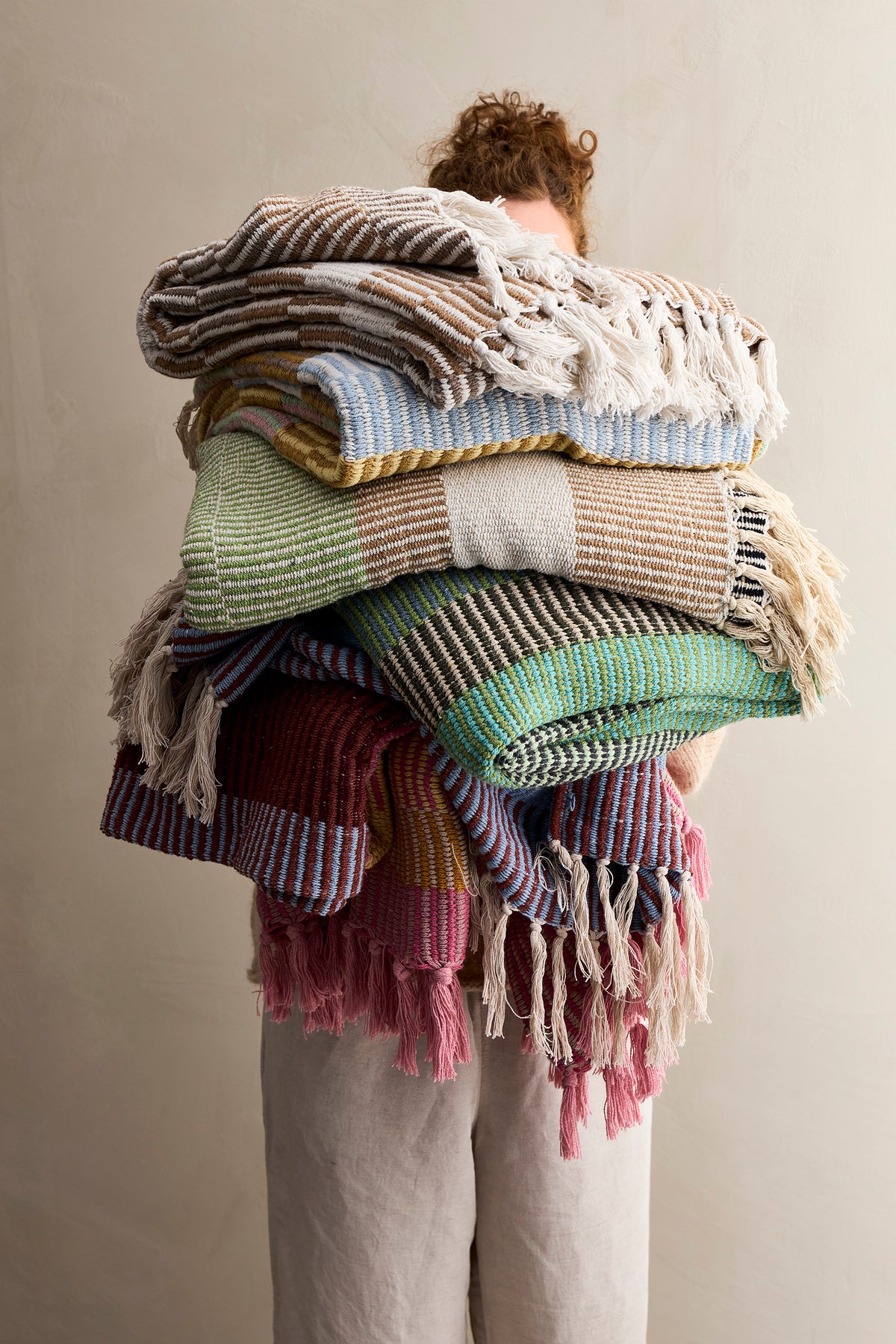 Isnel Plaid - Multifarvet - Blandede fibre