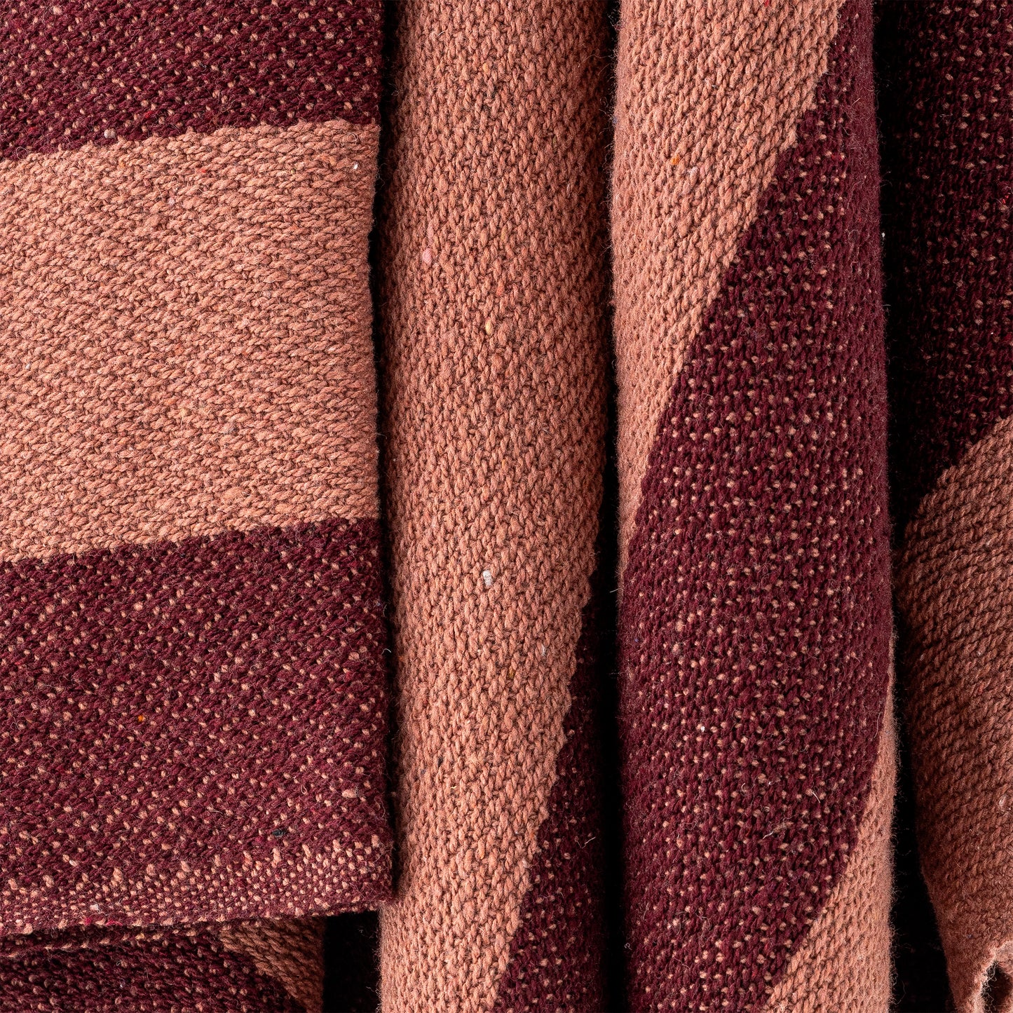Frello Plaid, Rød, Genanvendt Bomuld