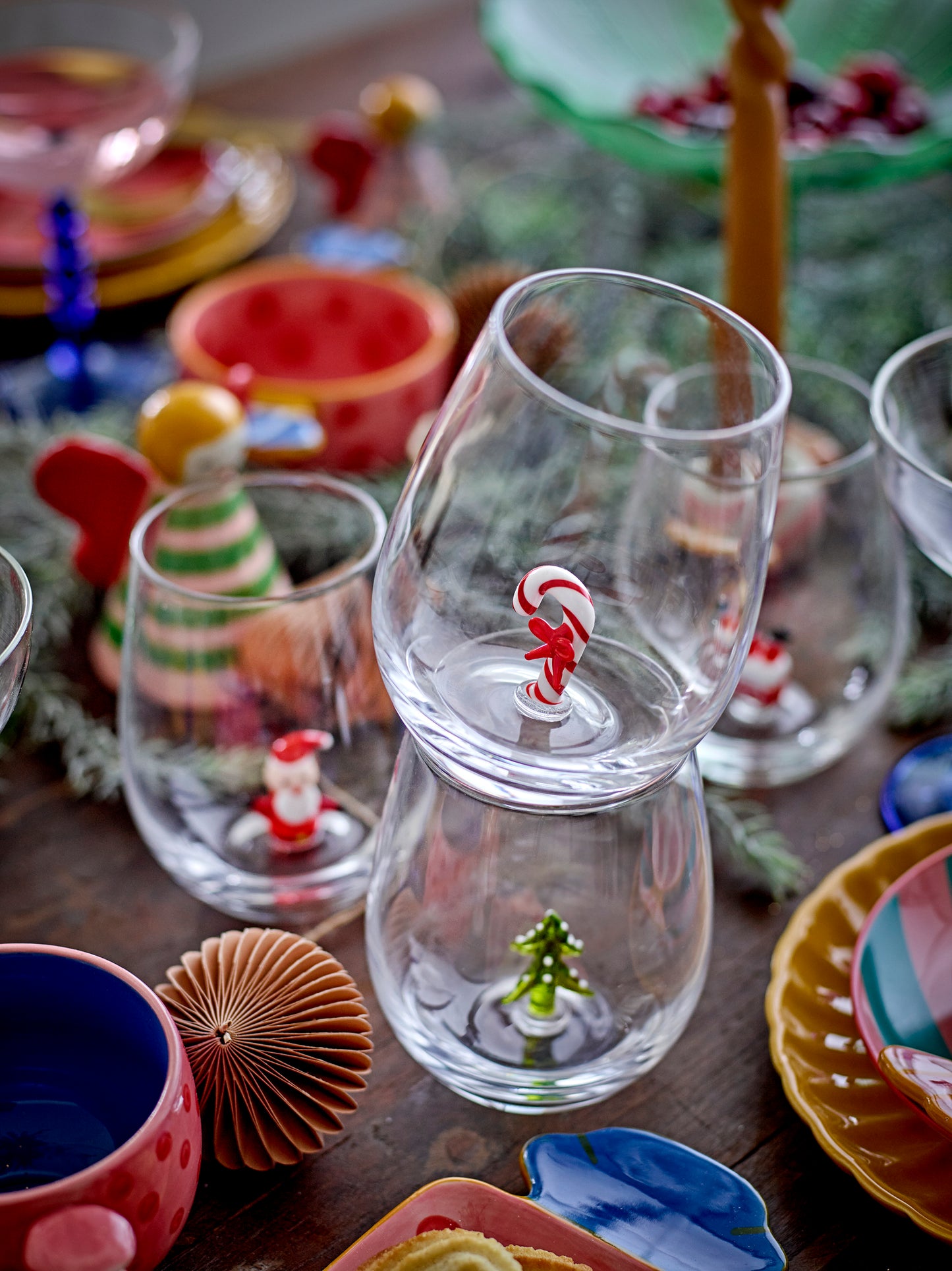 Misa Drikkeglas - Klar - Juletræ