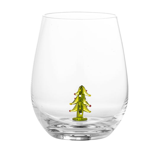 Misa Drikkeglas - Klar - Juletræ