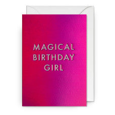 Lyønskningskort m. kuvert - Magical Birthday Girl