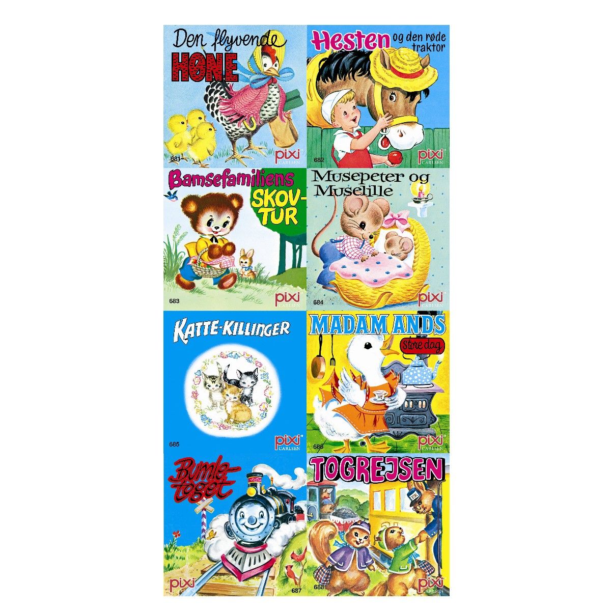 Bog - Pixi-serie 92 Nostalgi 1 - Vælg mellem 8 forskellige - Pris pr stk
