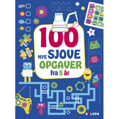 Aktivitetshæfte - 100 Nye sjove opgaver: fra 5 år