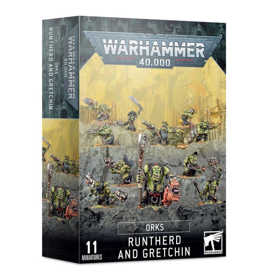 ORKS: RUNTHERD AND GRETCHIN - WARHAMMER 40,000