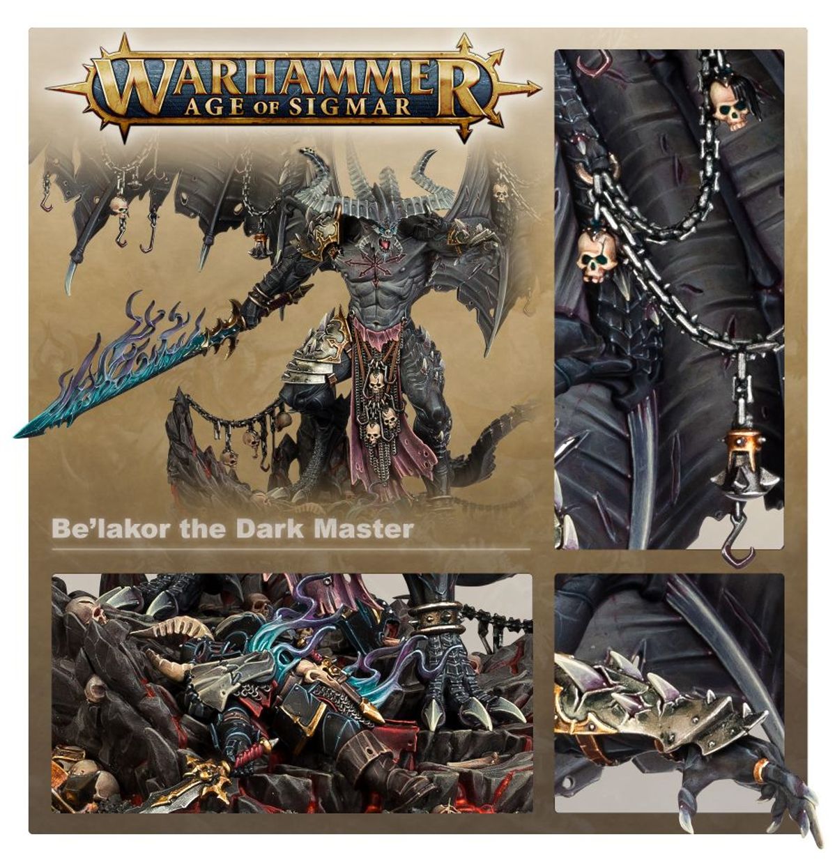 AGE OF SIGMAR: SLAVES TO DARKNESS: BE'LAKOR THE DARK MASTER